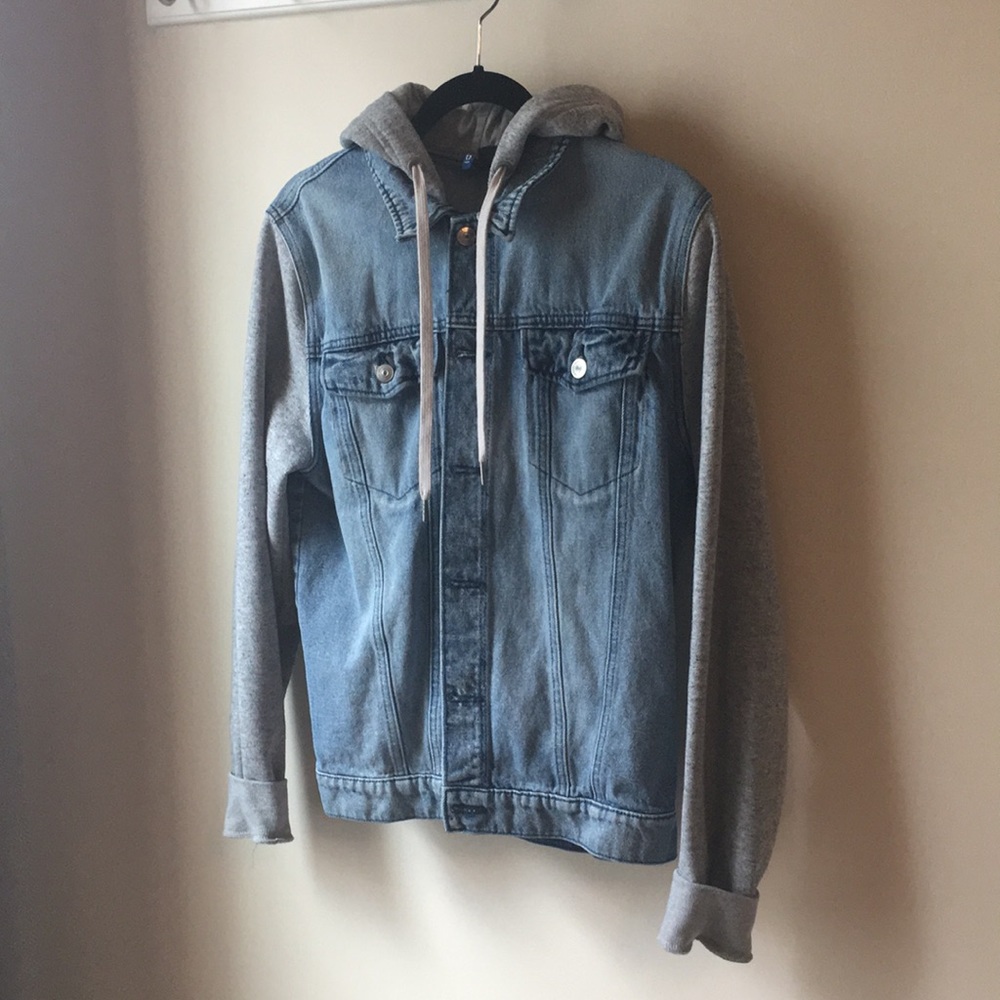 H&M Jean Jacket Hoodie